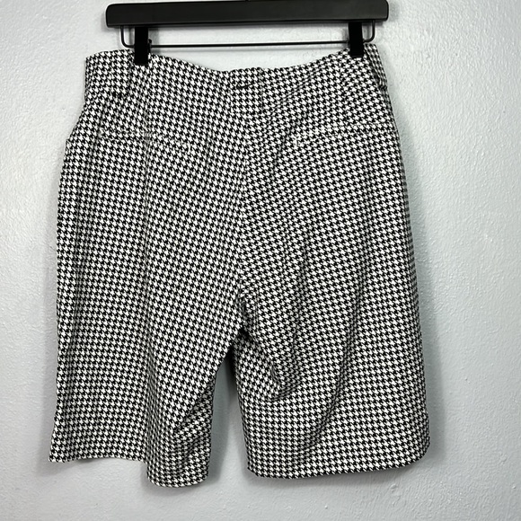Nike Golf Black & White Houndstooth Shorts 8 Medium - Picture 5 of 7